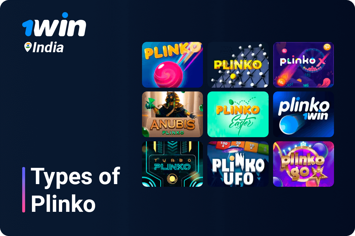 1Win Offers Different Types of Plinko Game