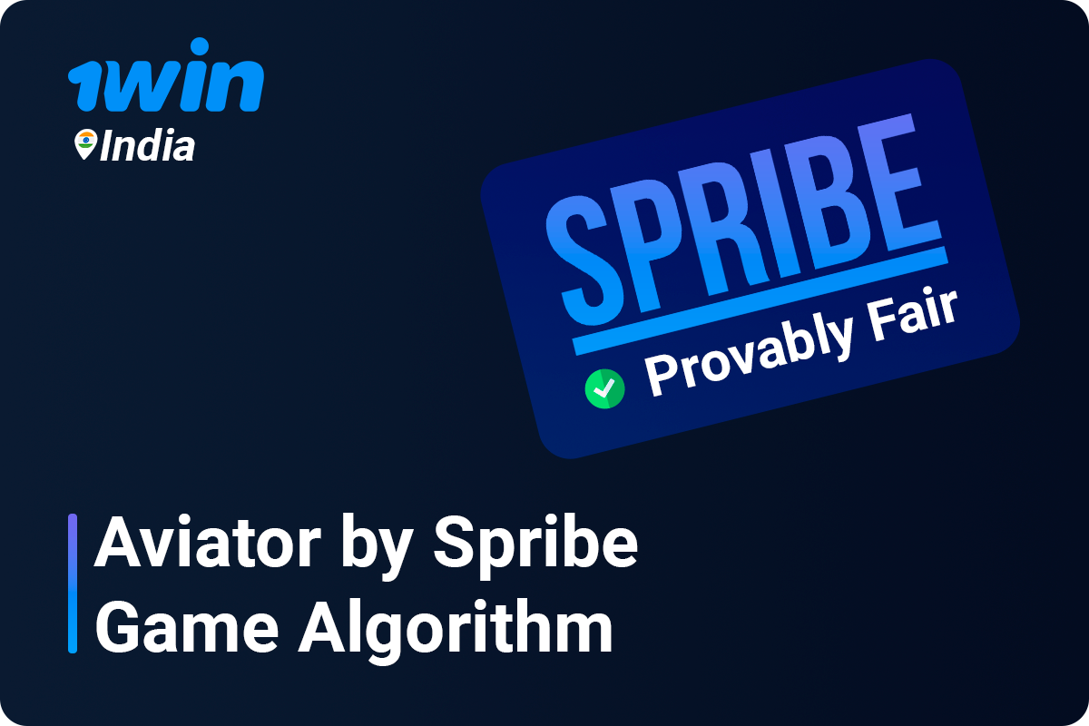1Win Aviator by Spribe Algoritm Includes Provably Fair Technology