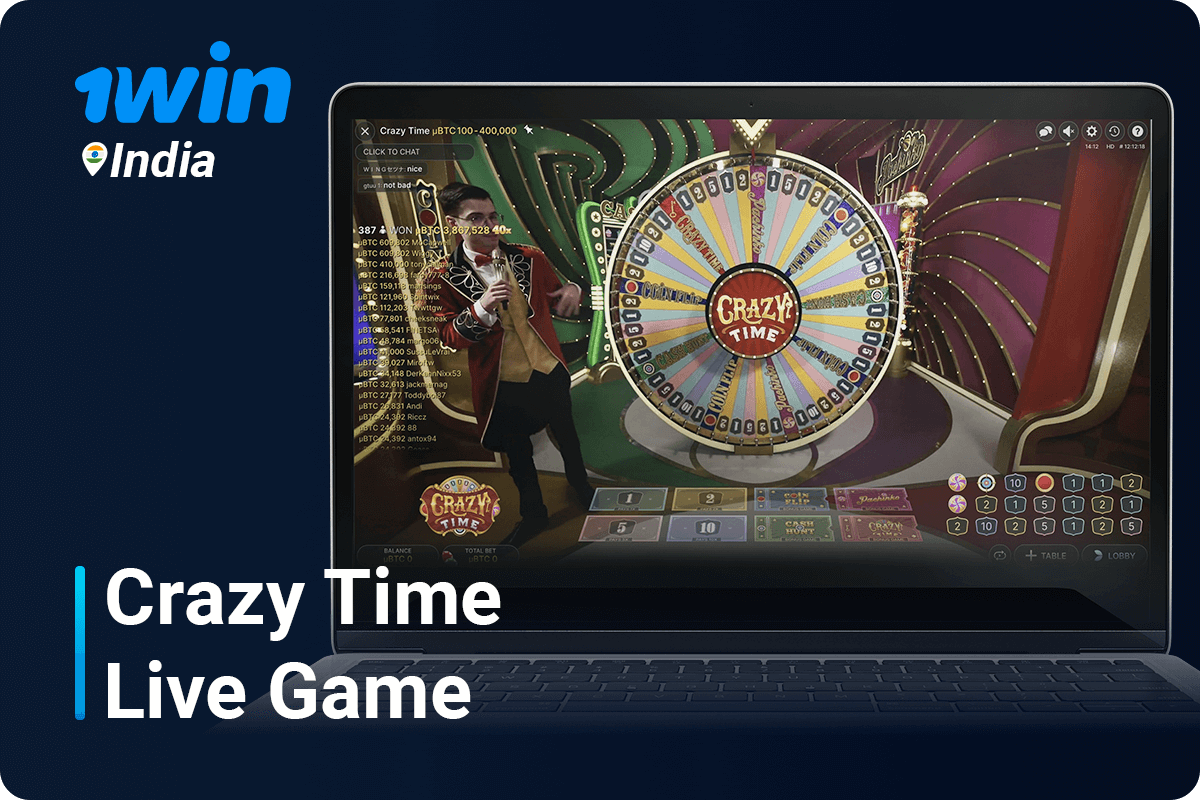 Crazy Time Live Game at 1Win Casino