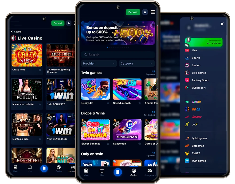 1Win India Application - Download for Android and iOS