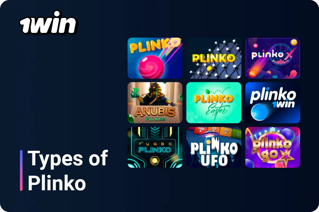1Win Offers Different Types of Plinko Game