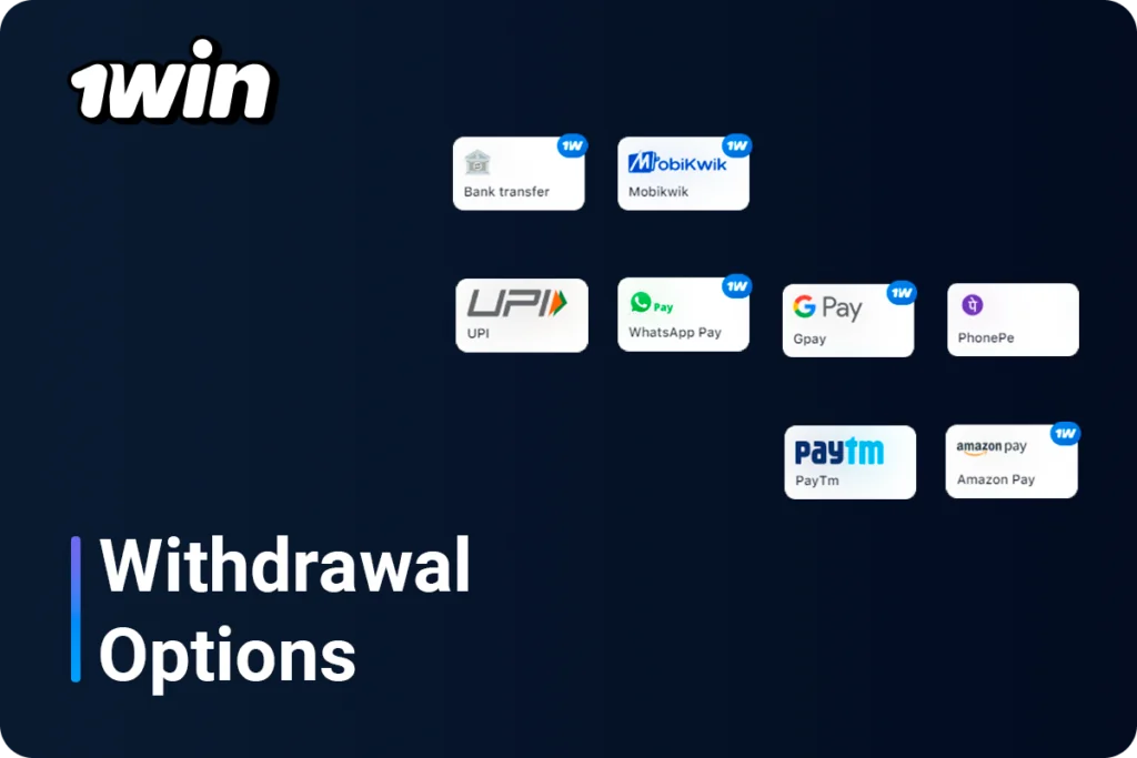 All withdrawal options avaliable