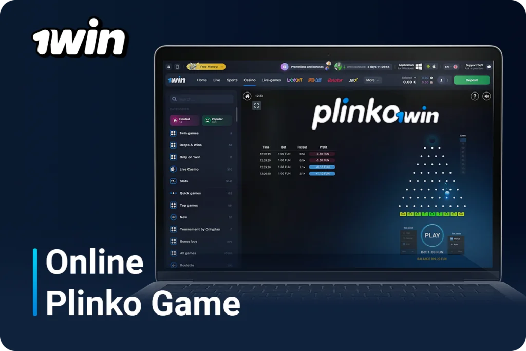1Win Plinko Casino Game Review