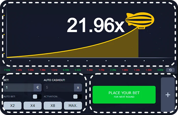 Zeppelin Game Interface